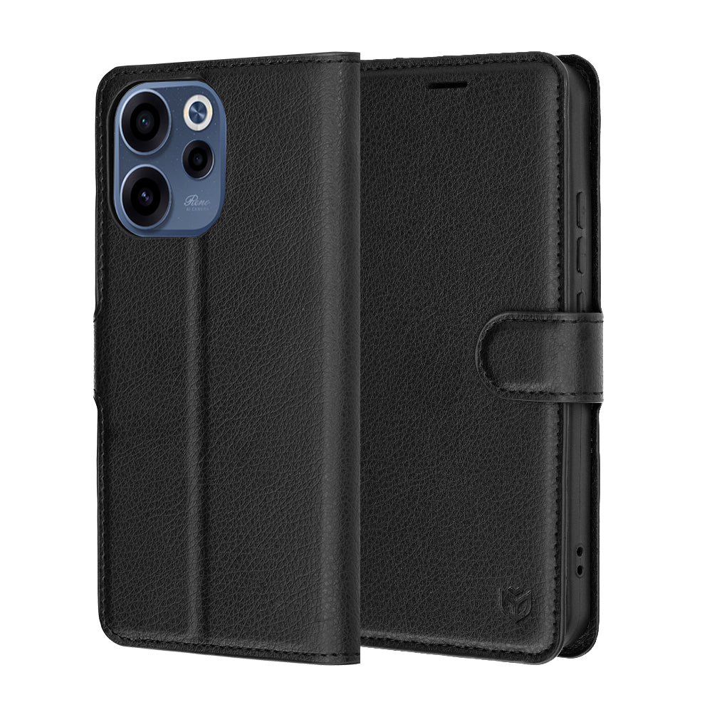 Techsuit - Leather Folio - Oppo Reno15 F / Reno15 FS 5G - Black