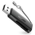 Ugreen - Card Reader CM264 (60722) - USB to SD/TF Card, 5Gbps, 512GB, Plug&Play - Black