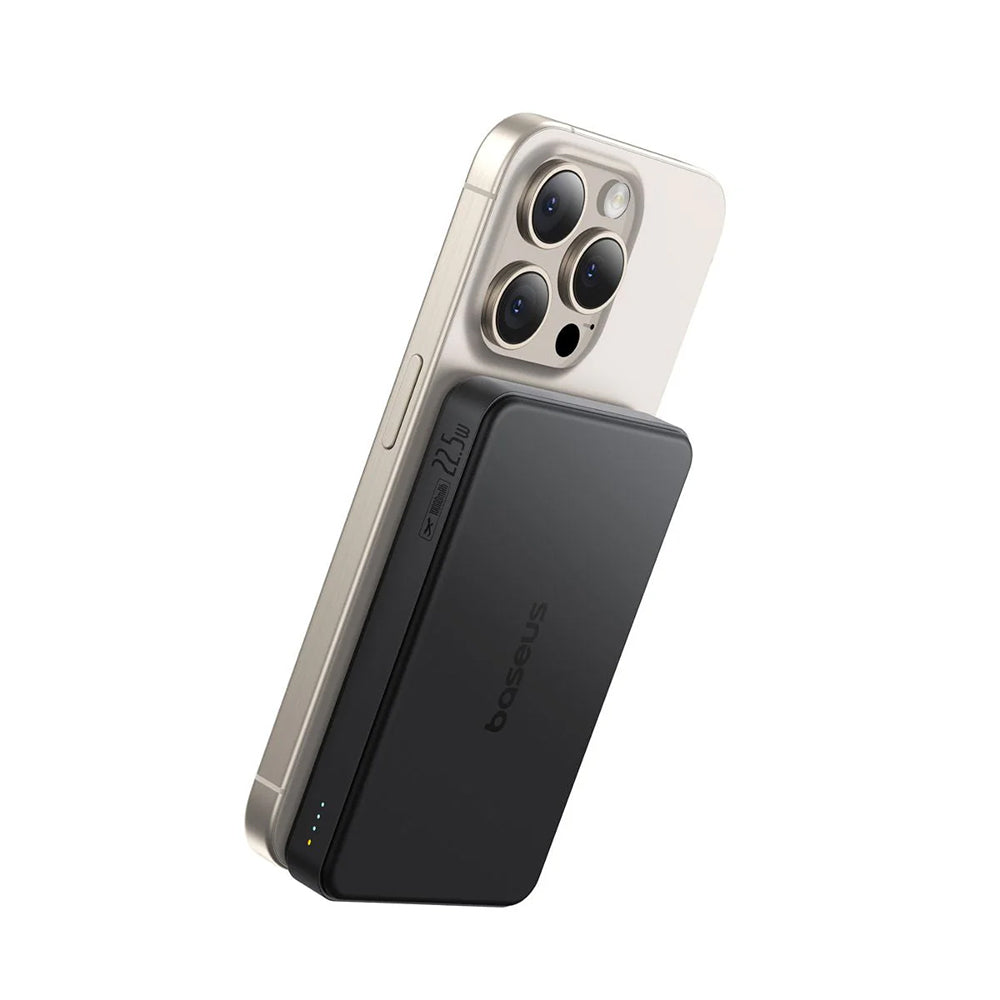 Baseus - Power Bank Airpow II (P10080000123-00) - Magnetic, Qi2 Technology, 22.5W, 10000mAh - Black