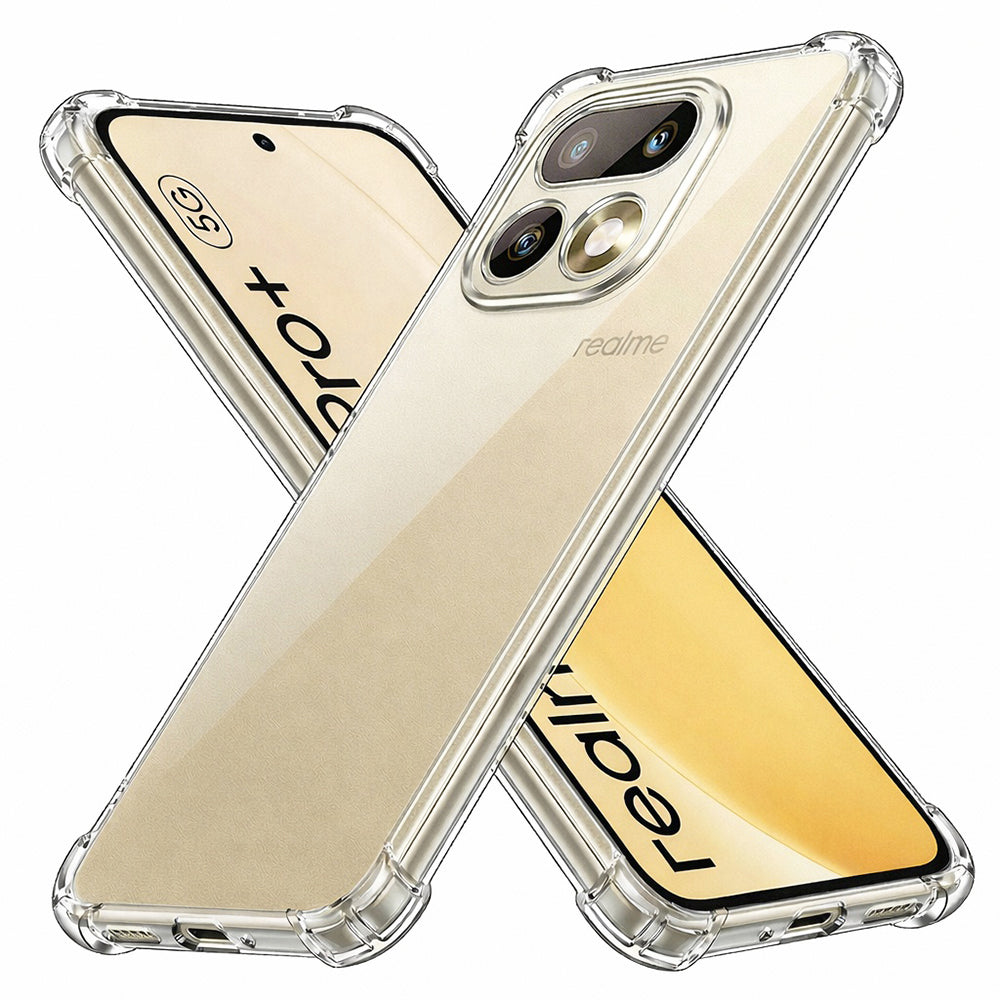 Techsuit - Shockproof Clear Silicone - Realme 16 Pro+ - Clear
