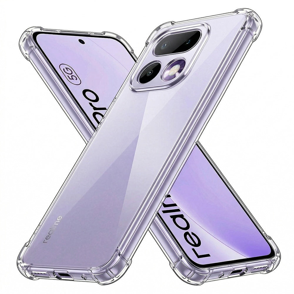 Techsuit - Shockproof Clear Silicone - Realme 16 Pro - Clear