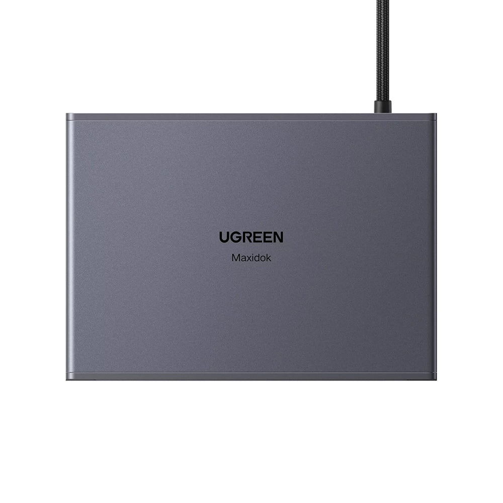 Ugreen - Docking Station U712 10in1 (75795F) - Fast Charging, 2x Thunderbolt 5, 3x USB, RJ45, DP, SD/TF, 8K@60Hz, 120Gbp