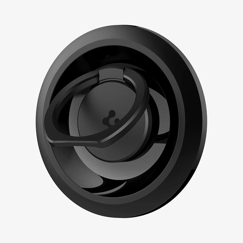 Suport Inel Spigen O-Mag OM100 (AMP03120), Magnet Puternic, Rotație 360°, Negru