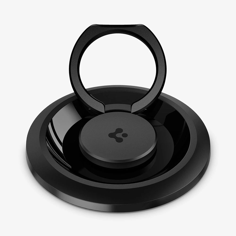 Suport Inel Spigen O-Mag OM100 (AMP03120), Magnet Puternic, Rotație 360°, Negru