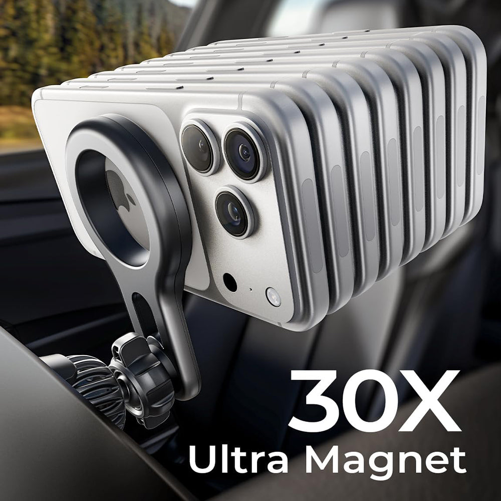 Lisen - Car Holder (YL0224050011) - Magnetic for Air Vent, 360° Rotation, Secure Fit, Magnetic Grip - Black