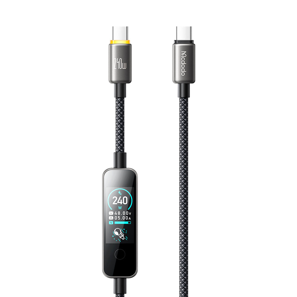 Cablu Mcdodo CA-8750, USB-C la USB-C, 240W, 1.2m, Negru