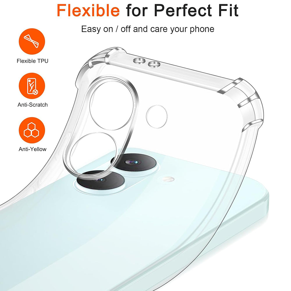 TechSuit Husa de protectie Techsuit Shockproof Clear Silicone compatibil cu Xiaomi Poco X8 Pro, Transparent – imagine 2