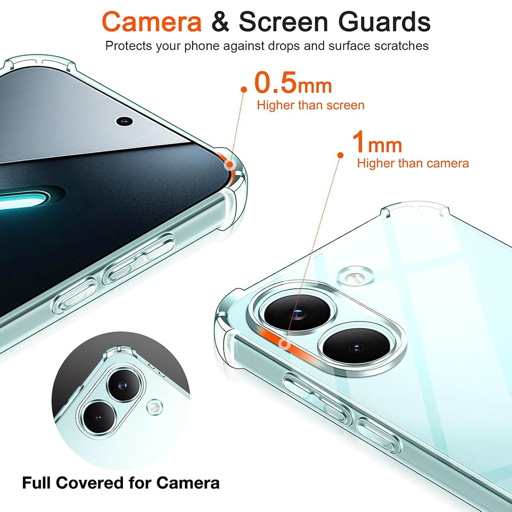 TechSuit Husa de protectie Techsuit Shockproof Clear Silicone compatibil cu Xiaomi Poco X8 Pro, Transparent – imagine 5