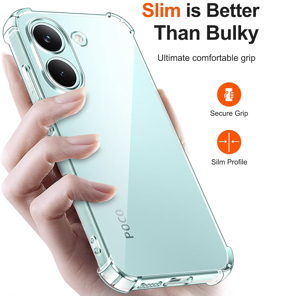 TechSuit Husa de protectie Techsuit Shockproof Clear Silicone compatibil cu Xiaomi Poco X8 Pro, Transparent – imagine 4