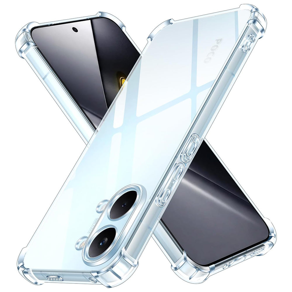 TechSuit Husa de protectie Techsuit Shockproof Clear Silicone compatibil cu Xiaomi Poco X8 Pro Max, Transparent