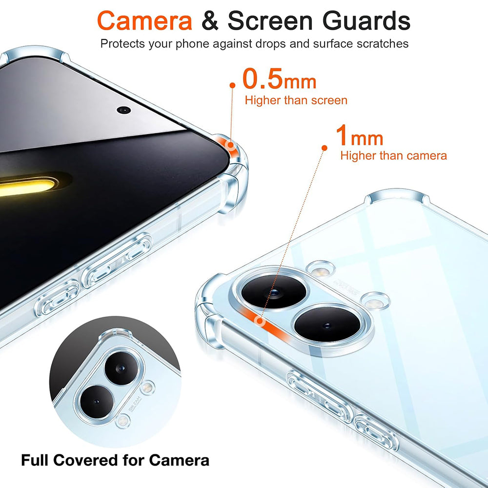 TechSuit Husa de protectie Techsuit Shockproof Clear Silicone compatibil cu Xiaomi Poco X8 Pro Max, Transparent – imagin