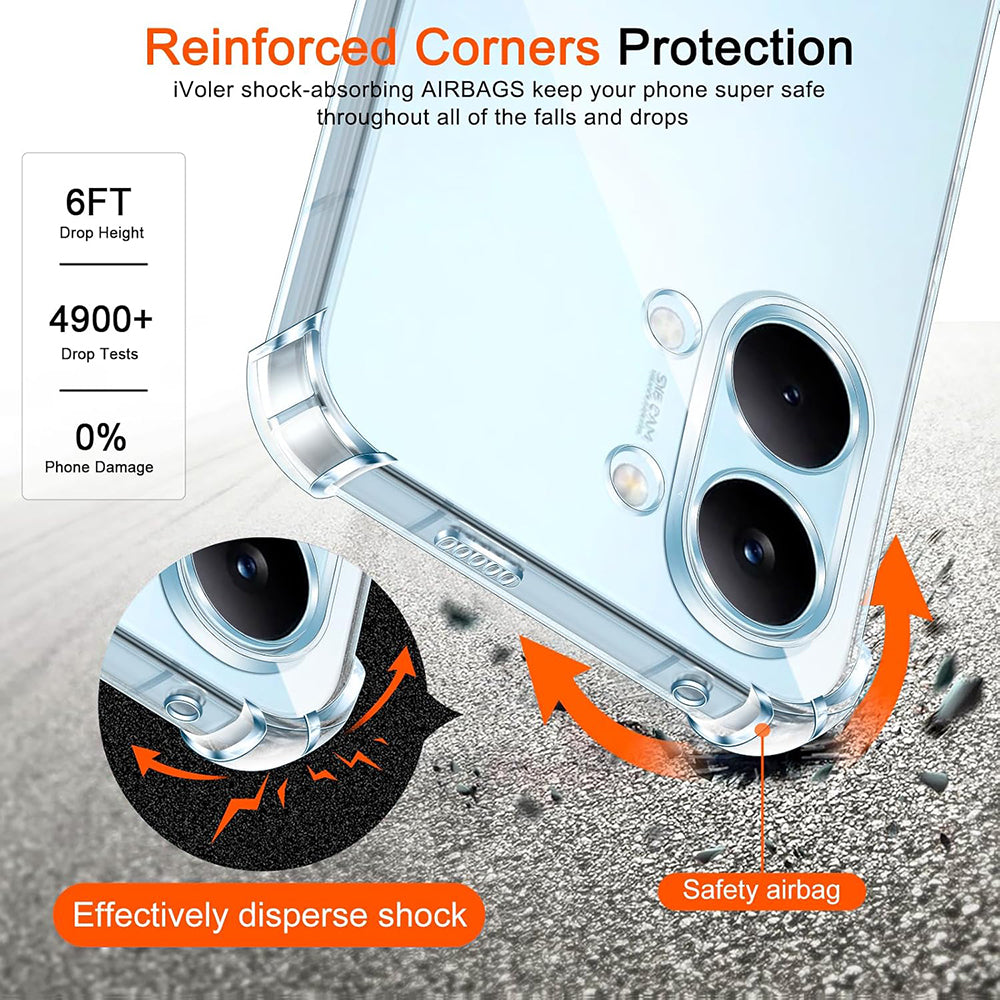 TechSuit Husa de protectie Techsuit Shockproof Clear Silicone compatibil cu Xiaomi Poco X8 Pro Max, Transparent – imagin
