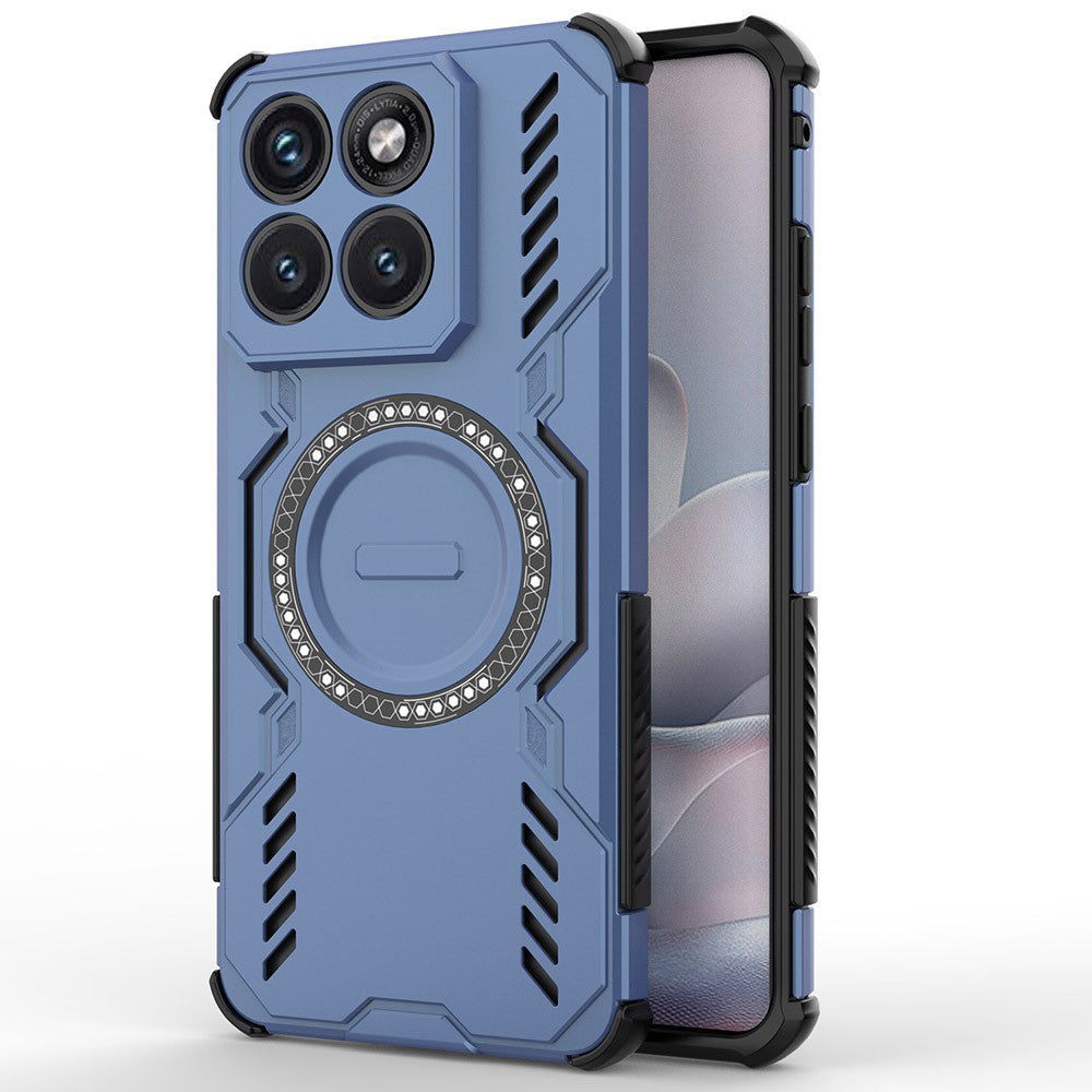 TechSuit Husa de protectie Techsuit ArmorMag compatibil cu Motorola Edge 70 Fusion, Albastru