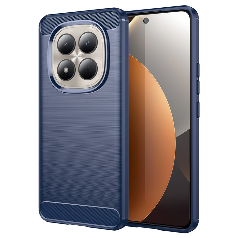 TechSuit Husa de protectie Techsuit Carbon Silicone compatibil cu Xiaomi Redmi Note 15 Pro 4G, Albastru