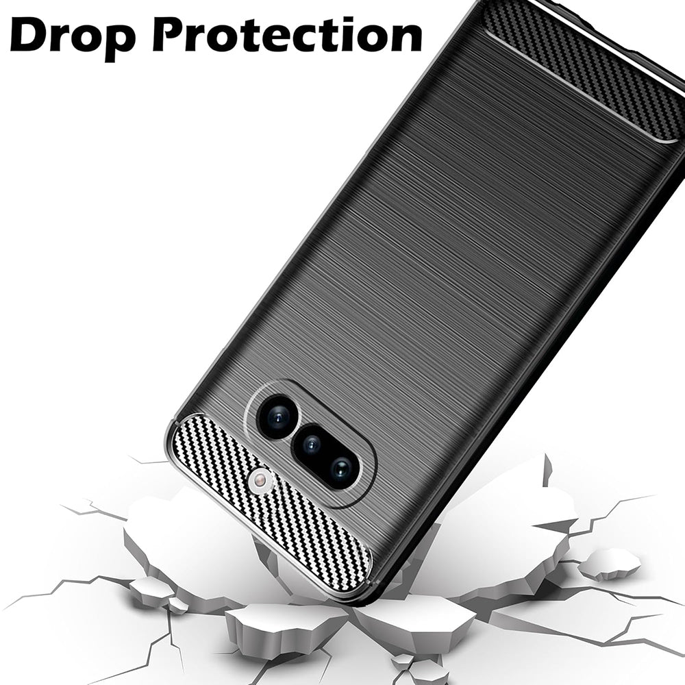 TechSuit Husa de protectie Techsuit Carbon Silicone compatibil cu Nothing Phone (4a), Negru – imagine 4