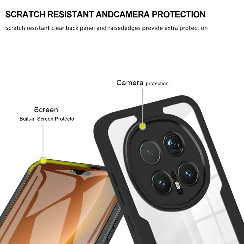 TechSuit Folie de protectie Techsuit ColorVerse 360 Series + compatibil cu Honor Magic8 Pro, Negru – imagine 3