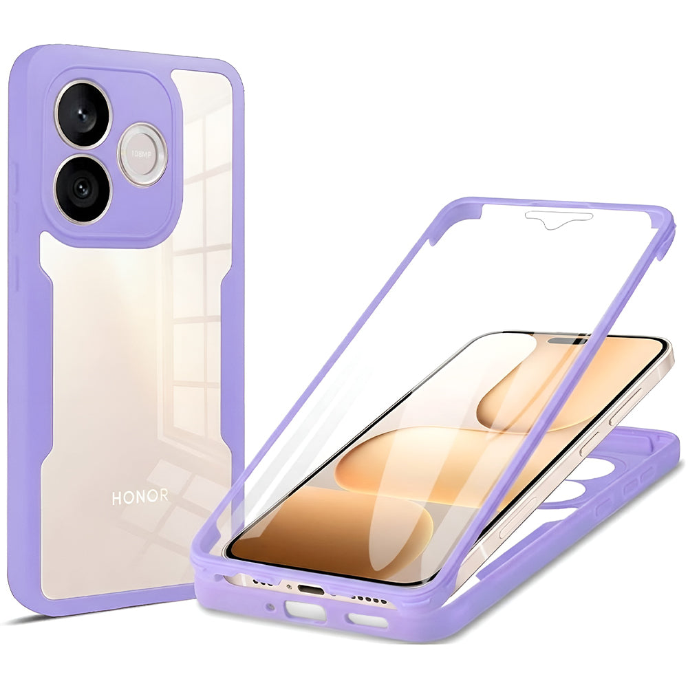 TechSuit Folie de protectie Techsuit ColorVerse 360 Series + compatibil cu Honor 600 Lite, Mov