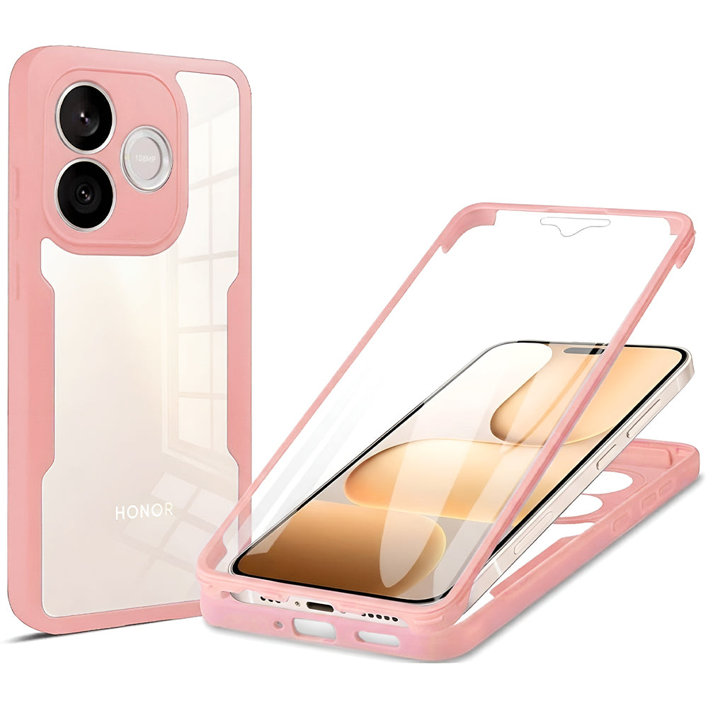 TechSuit Folie de protectie Techsuit ColorVerse 360 Series + compatibil cu Honor 600 Lite, Roz