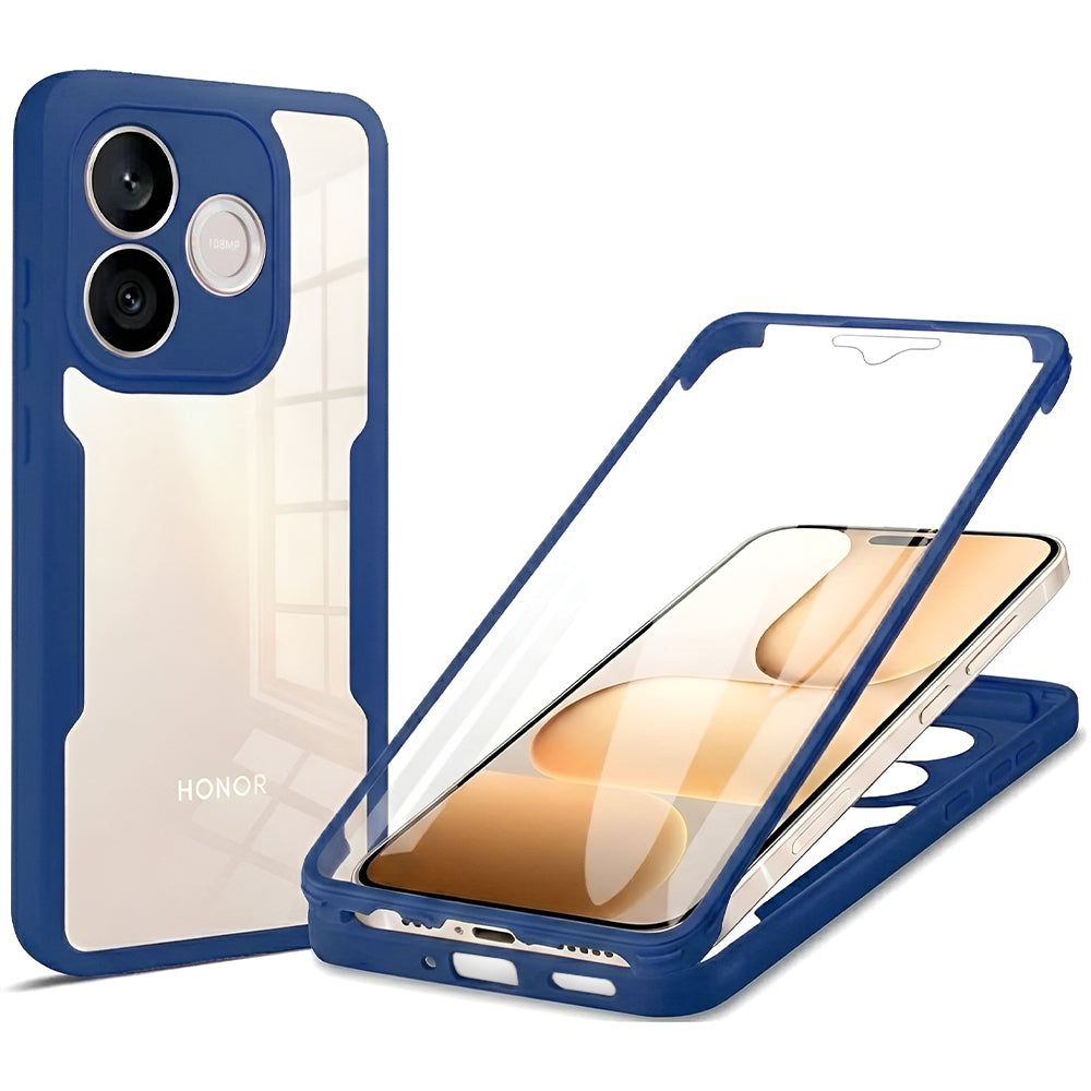 TechSuit Folie de protectie Techsuit ColorVerse 360 Series + compatibil cu Honor 600 Lite, Albastru