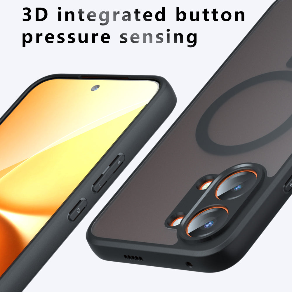 Husa de protectie Techsuit PureFrost MagSafe compatibil cu Xiaomi Poco X8 Pro Max, Negru