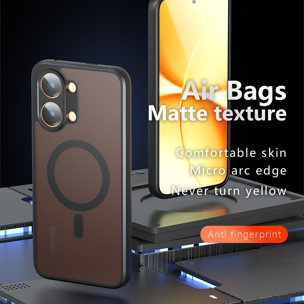 Husa de protectie Techsuit PureFrost MagSafe compatibil cu Xiaomi Poco X8 Pro Max, Negru
