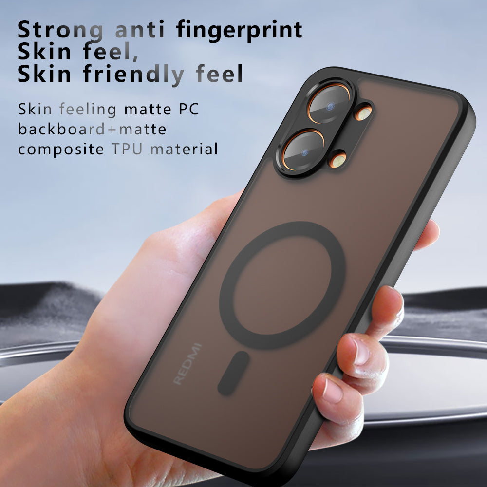 Husa de protectie Techsuit PureFrost MagSafe compatibil cu Xiaomi Poco X8 Pro Max, Negru