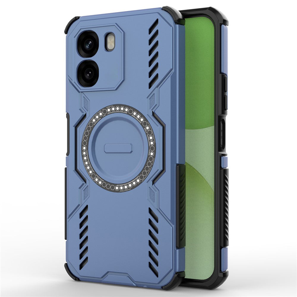 TechSuit Husa de protectie Techsuit ArmorMag compatibil cu Oppo A6 4G, Albastru