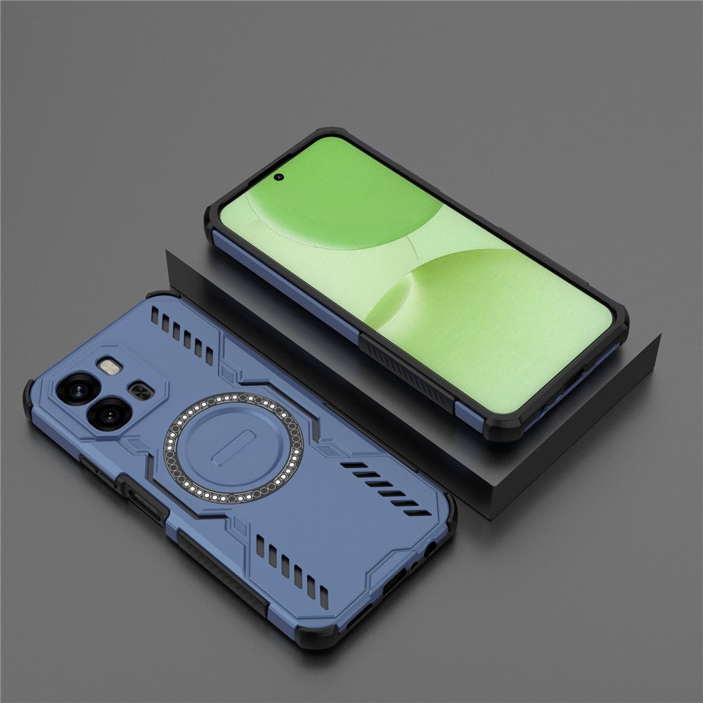 TechSuit Husa de protectie Techsuit ArmorMag compatibil cu Oppo A6 4G, Albastru – imagine 5