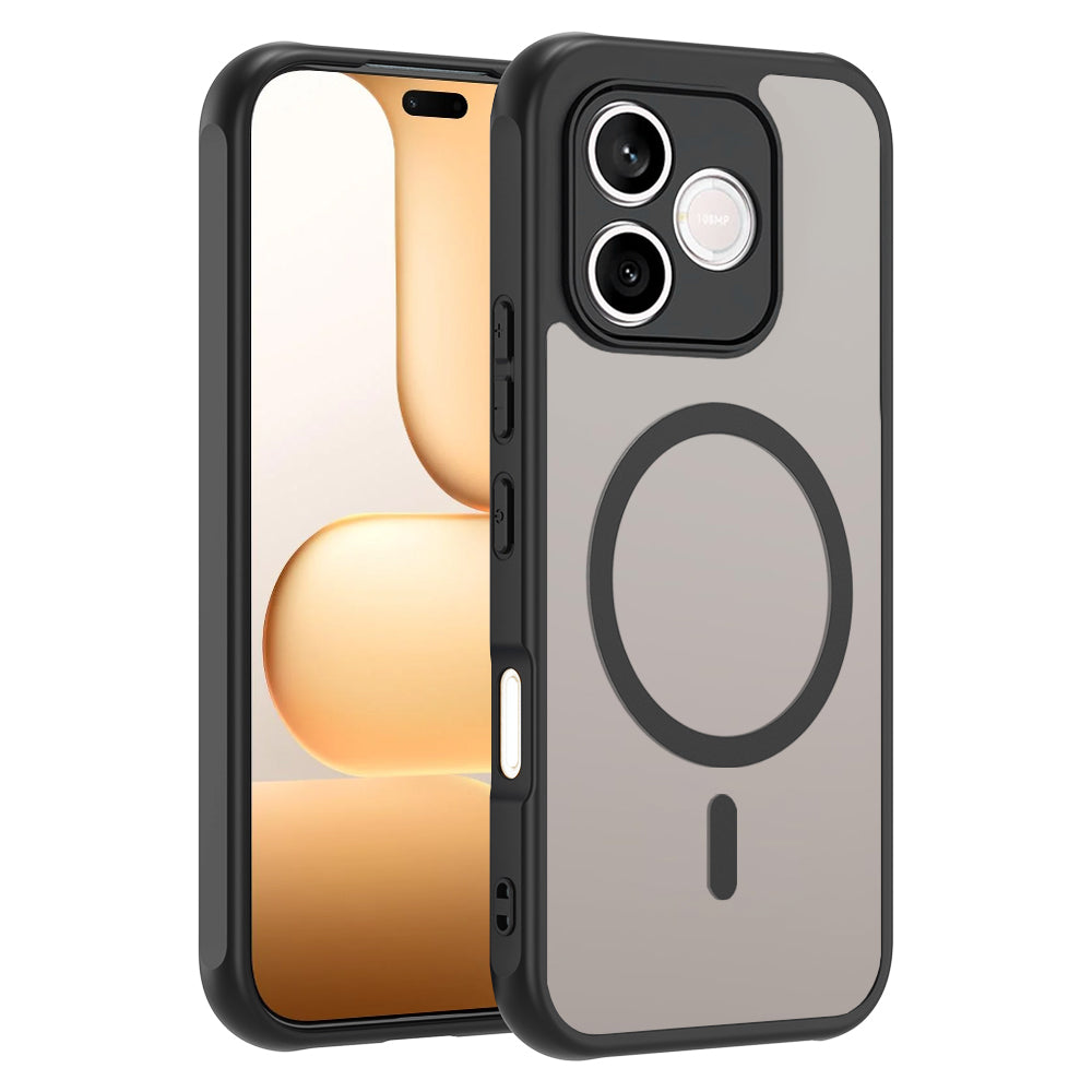 TechSuit Husa de protectie Techsuit HaloFrost II MagSafe compatibil cu Honor 600 Lite, Negru
