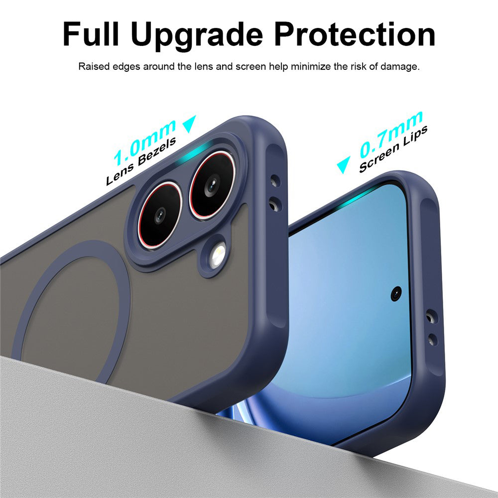 TechSuit Husa de protectie Techsuit HaloFrost II MagSafe compatibil cu Xiaomi Poco X8 Pro, Bleumarin – imagine 5