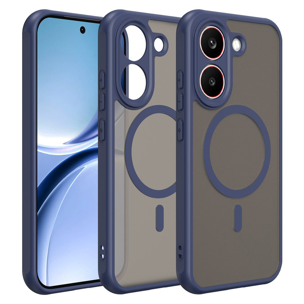 TechSuit Husa de protectie Techsuit HaloFrost II MagSafe compatibil cu Xiaomi Poco X8 Pro, Bleumarin – imagine 2