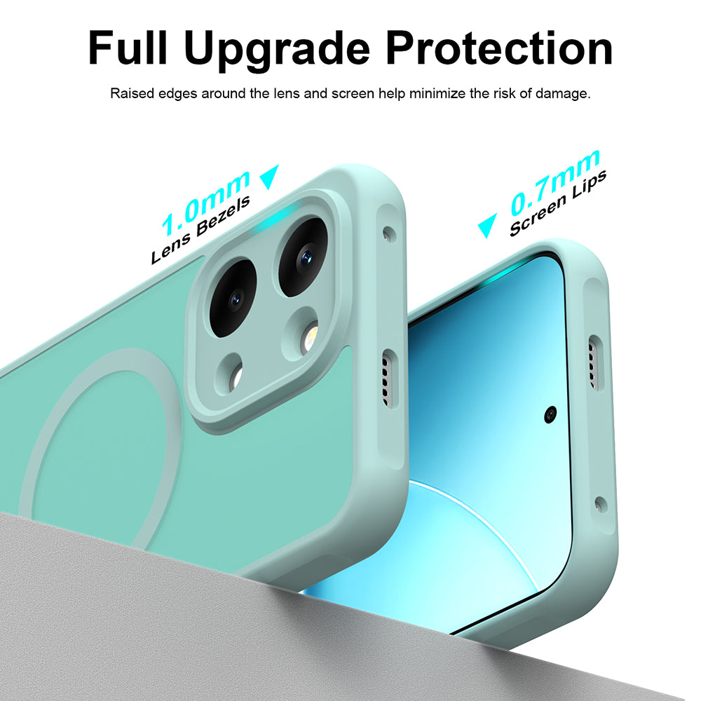 Husa de protectie Techsuit HaloFrost II MagSafe compatibil cu Xiaomi Poco X8 Pro Max, Verde Menta