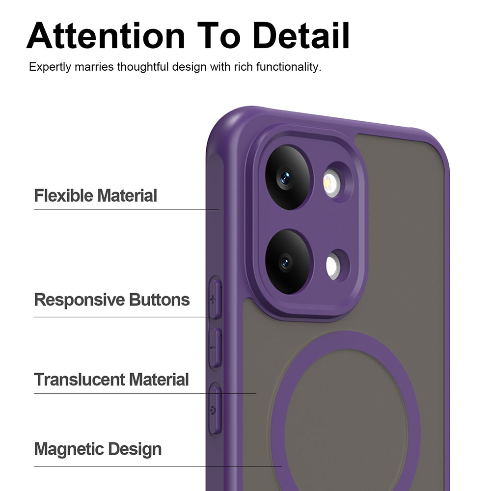 Husa pentru Xiaomi Poco X8 Pro Max - Techsuit HaloFrost II MagSafe - Purple