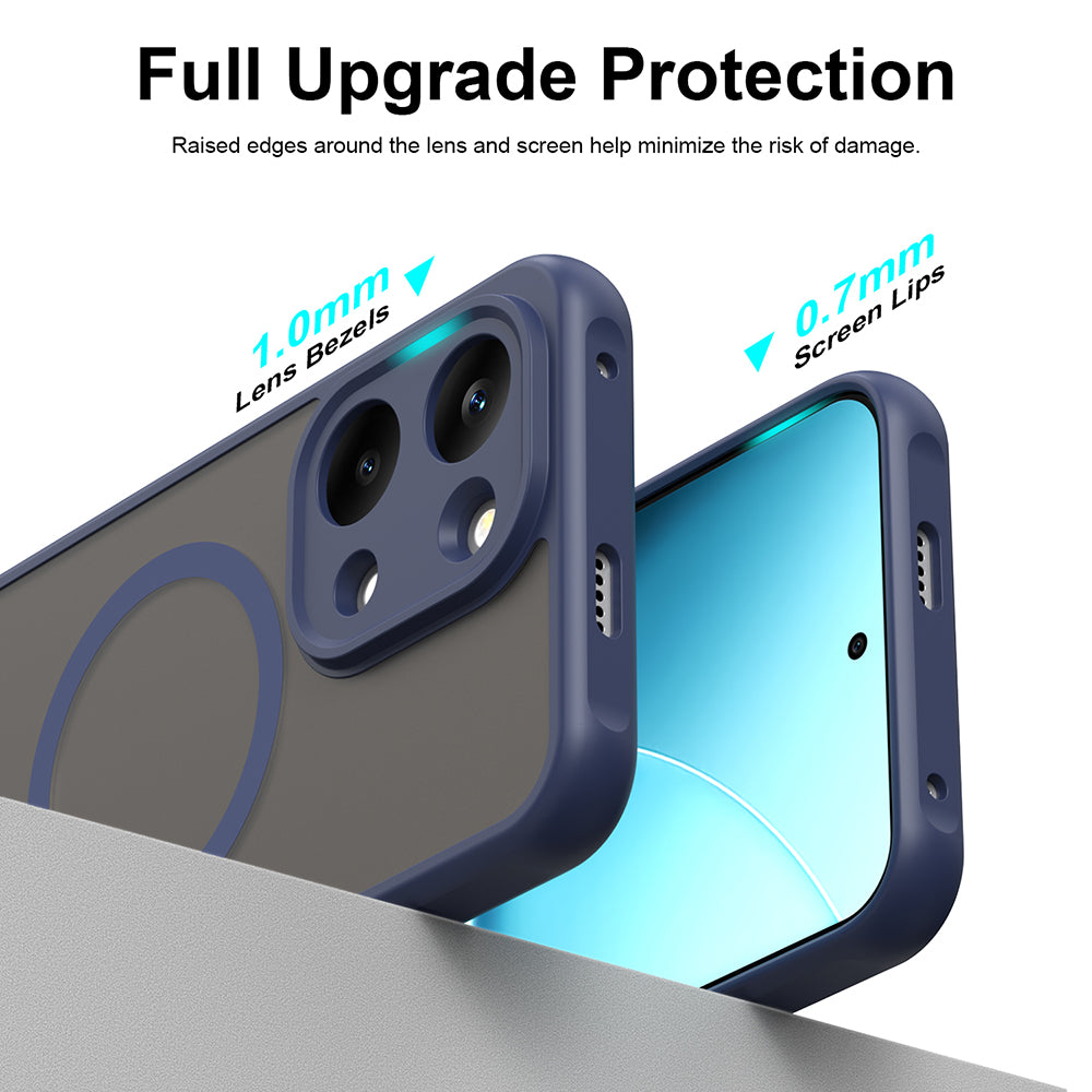 TechSuit Husa de protectie Techsuit HaloFrost II MagSafe compatibil cu Xiaomi Poco X8 Pro Max, Bleumarin – imagine 5