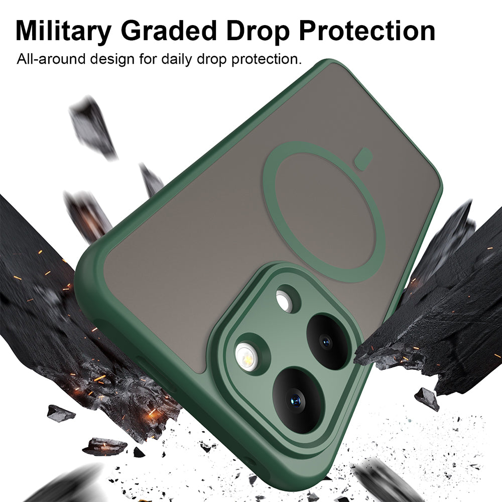 Husa pentru Xiaomi Poco X8 Pro Max - Techsuit HaloFrost II MagSafe - Green