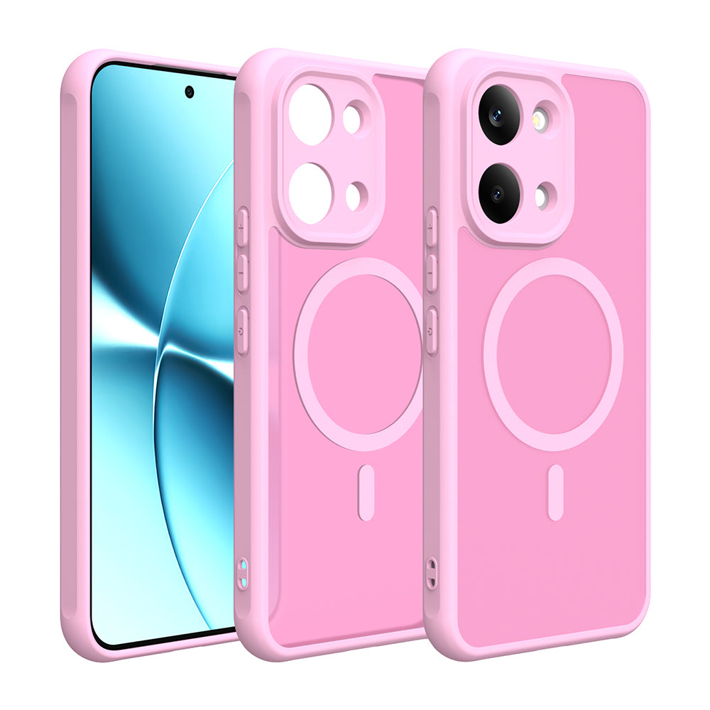 Husa de protectie Techsuit HaloFrost II MagSafe compatibil cu Xiaomi Poco X8 Pro Max, Roz