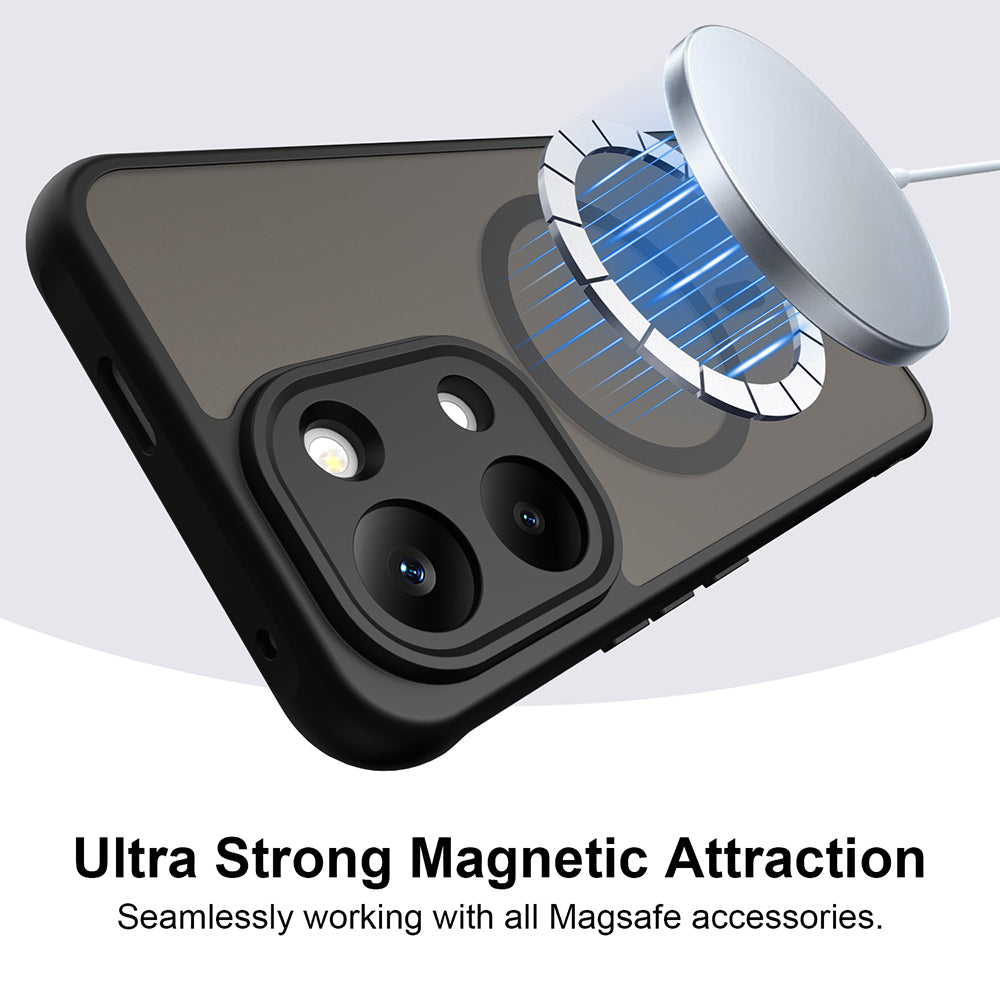TechSuit Husa de protectie Techsuit HaloFrost II MagSafe compatibil cu Xiaomi Poco X8 Pro Max, Negru – imagine 4