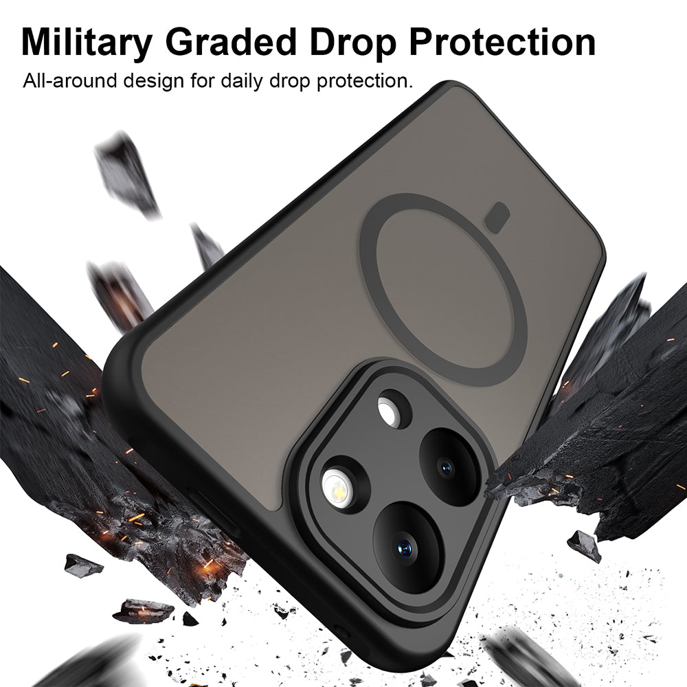 TechSuit Husa de protectie Techsuit HaloFrost II MagSafe compatibil cu Xiaomi Poco X8 Pro Max, Negru – imagine 6