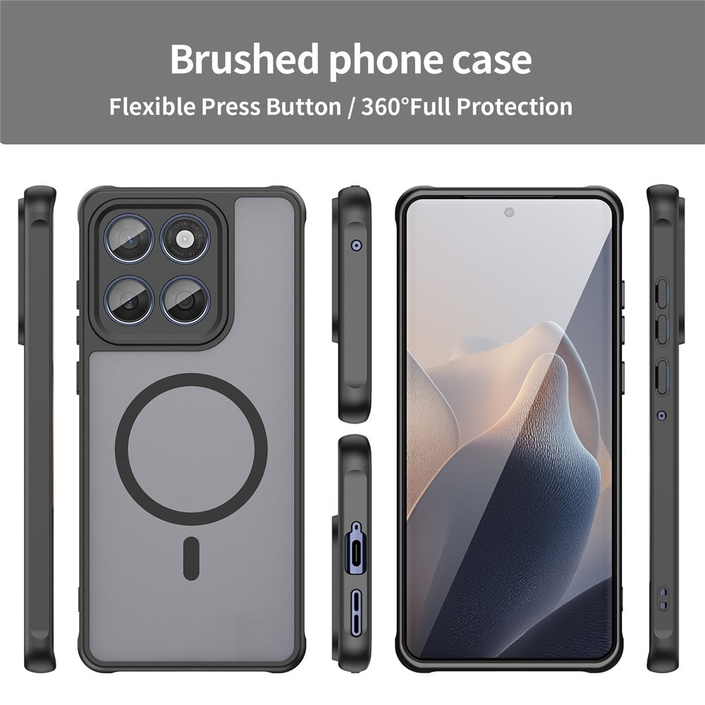 TechSuit Husa de protectie Techsuit HaloFrost II MagSafe compatibil cu Motorola Signature, Negru – imagine 3