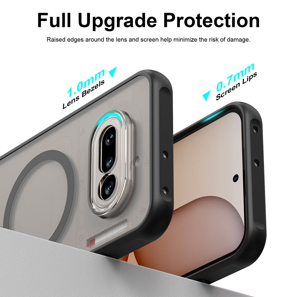 TechSuit Husa de protectie Techsuit HaloFrost II MagSafe compatibil cu Nothing Phone (4a) Pro, Negru – imagine 4