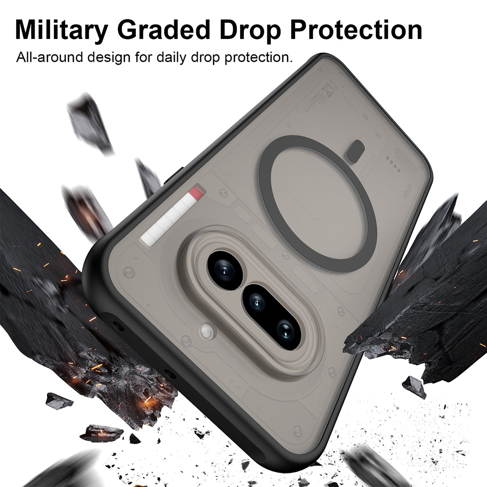 TechSuit Husa de protectie Techsuit HaloFrost II MagSafe compatibil cu Nothing Phone (4a) Pro, Negru – imagine 5