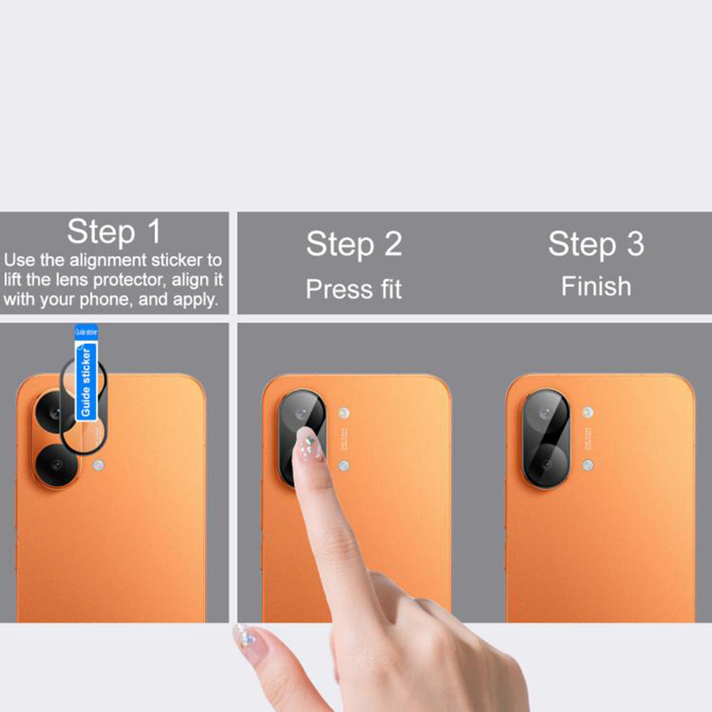 TechSuit Folie de protectie Techsuit Full Camera Glass compatibil cu Xiaomi Poco X8 Pro Max, Negru – imagine 6