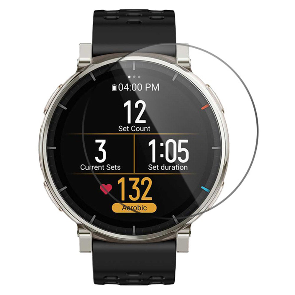 TechSuit Accesoriu smartwatch Techsuit Nano Flex (set de 2) compatibil cu Amazfit Active 3 Premium, Negru – imagine 2