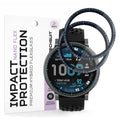 TechSuit Accesoriu smartwatch Techsuit Nano Flex (set de 2) compatibil cu Amazfit Active Max, Negru