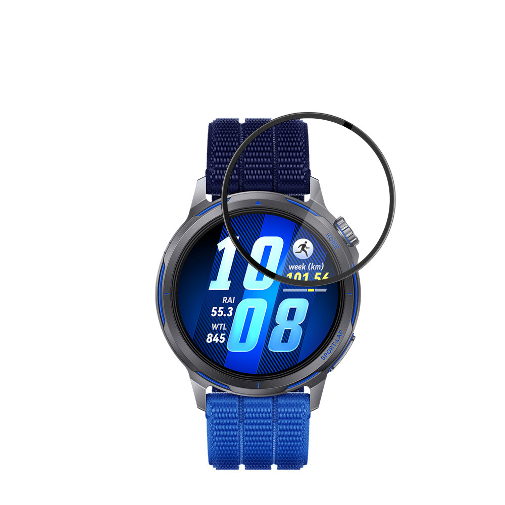 TechSuit Accesoriu smartwatch Techsuit Nano Flex (set de 2) compatibil cu Huawei Watch GT Runner 2, Negru – imagine 2