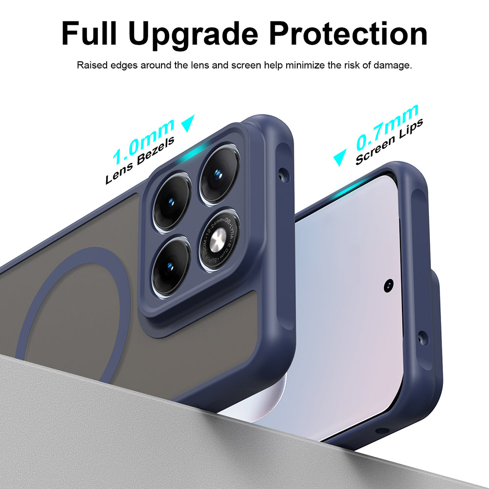 TechSuit Husa de protectie Techsuit HaloFrost II MagSafe compatibil cu Motorola Edge 70 Fusion, Bleumarin – imagine 6