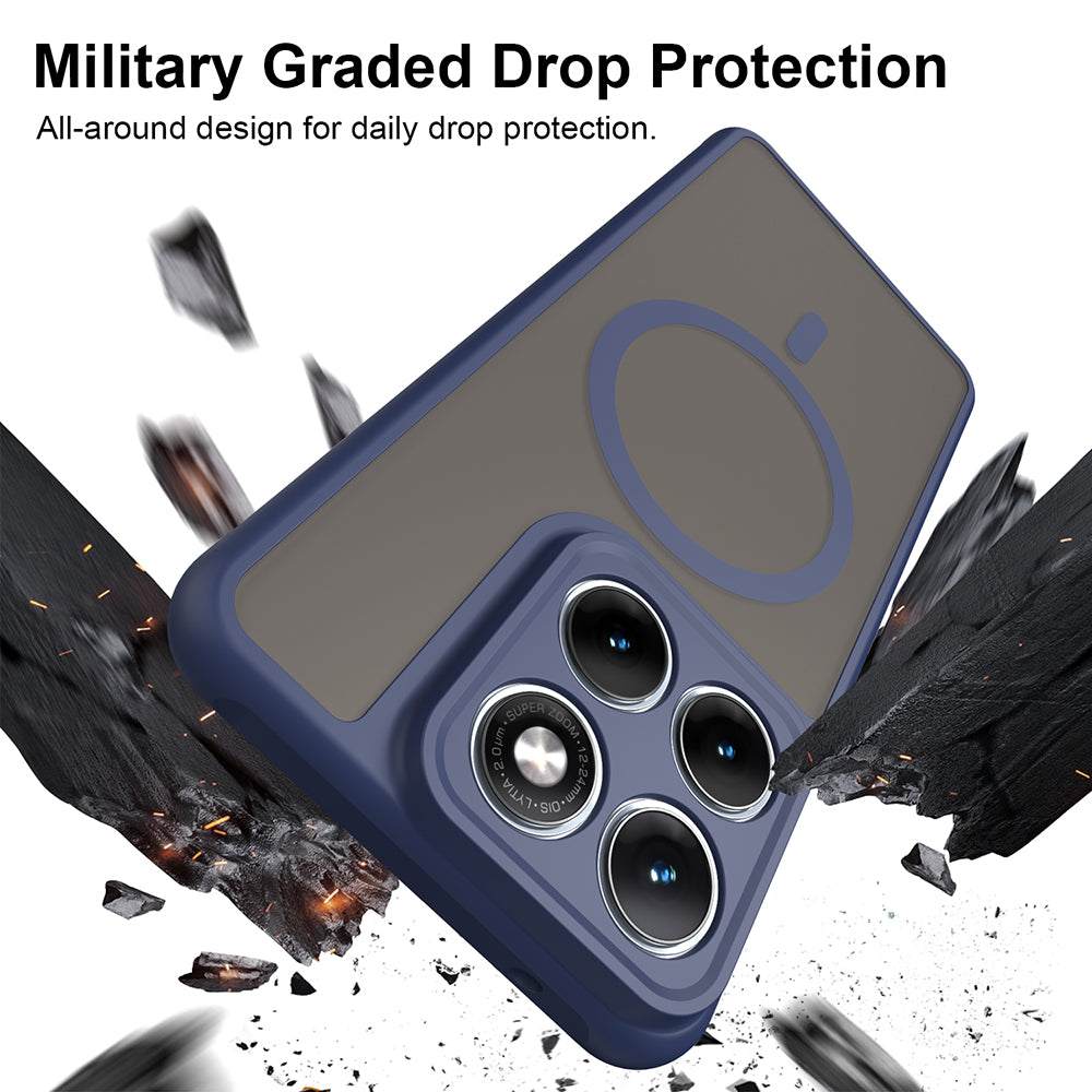 TechSuit Husa de protectie Techsuit HaloFrost II MagSafe compatibil cu Motorola Edge 70 Fusion, Bleumarin – imagine 5