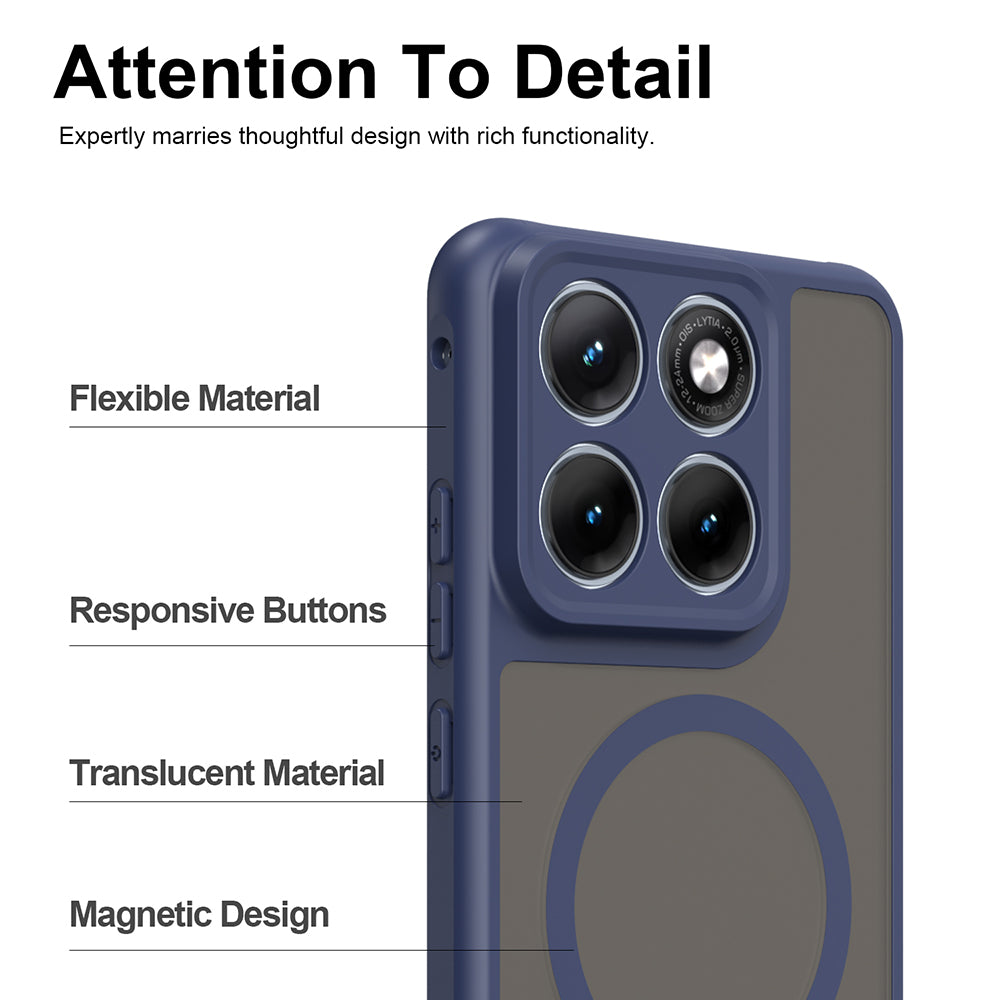 TechSuit Husa de protectie Techsuit HaloFrost II MagSafe compatibil cu Motorola Edge 70 Fusion, Bleumarin – imagine 4