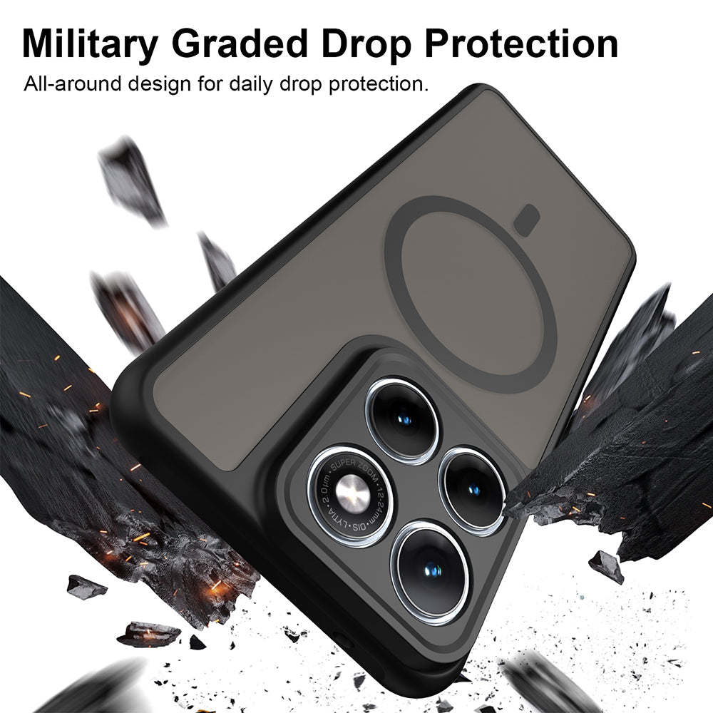 TechSuit Husa de protectie Techsuit HaloFrost II MagSafe compatibil cu Motorola Edge 70 Fusion, Negru – imagine 5