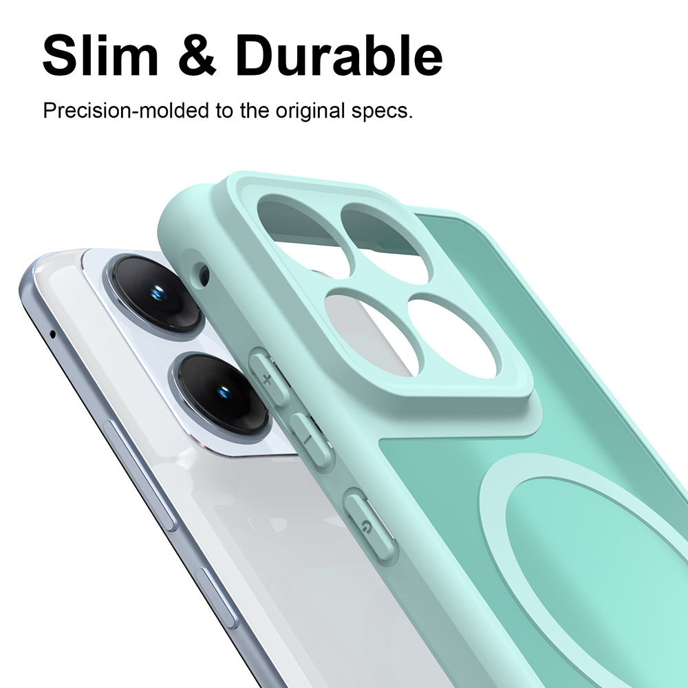 Husa pentru Motorola Edge 70 Fusion - Techsuit HaloFrost II MagSafe - Mint Green